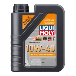 Photographie d'un bidon de LEICHTLAUF PERFORMANCE 10W-40 | Huile moteur voiture Liqui Moly