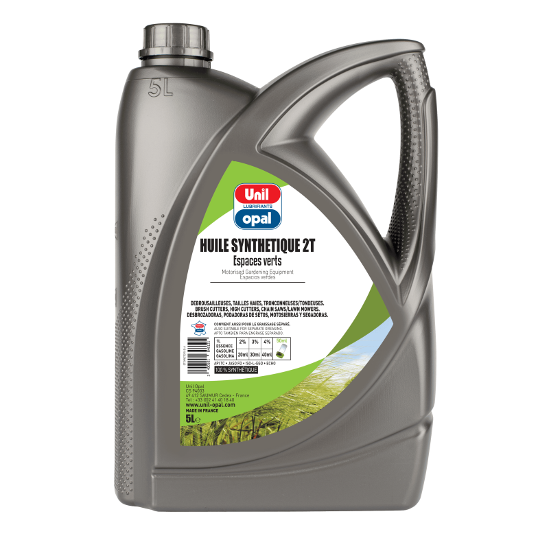 Huile synthétique 2T EV UNIL OPAL 5L | 46,31 € | Huile Spéciale Jardin