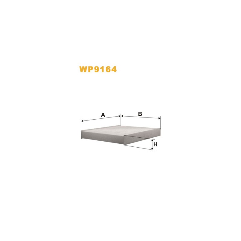 Filtre d'habitacle WIX WP9164 pour voiture | 17,24 €