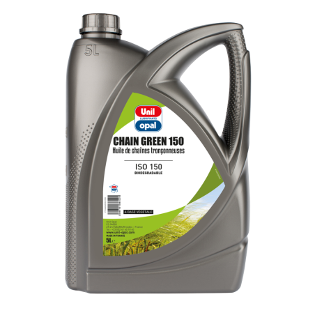 Huile de chaîne CHAIN GREEN 150 - UNIL OPAL 5L