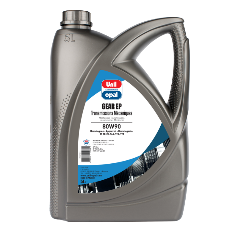 Huile de boîte GEAR EP 80W90 UNIL OPAL 5L | 39,90 € | Engins Agricoles