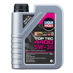 Photographie d'un bidon de TOP TEC 4400 5W-30 | Huile moteur voiture Liqui Moly