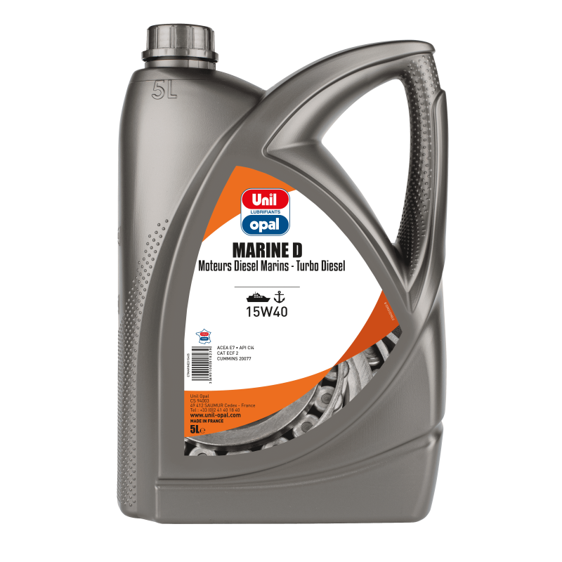 Huile moteur MARINE D 15W40 UNIL OPAL 5L | 38,99 €