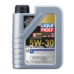 Photographie d'un bidon de Special TEC F 5W-30 | Huile moteur voiture Liqui Moly