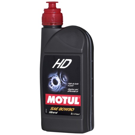 Photographie d'une huile de moteur Huile de Boîte Motul HD 80W90