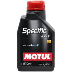 Photographie d'un bidon de Huile Moteur Motul SPECIFIC DEXOS 2 5W30