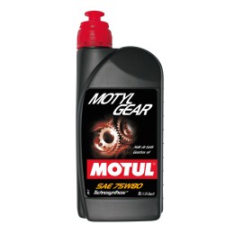 Photographie d'une huile de moteur Huile de Boîte Motul MOTYLGEAR TECHNOSYNTHESE 75W80