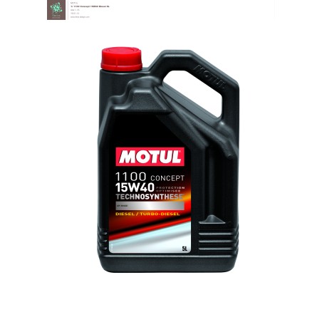 Photographie d'un bidon de Huile Moteur Motul 1100 CONCEPT DIESEL 15W40 5L Photographie d'un bidon de Huile Moteur Motul 1100 CONCEPT DIESEL 15W40 5L