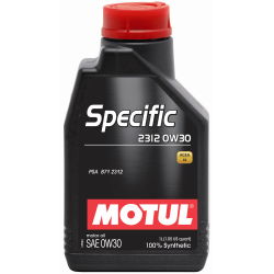 Photographie d'un bidon de Huile Moteur Motul SPECIFIC 2312 0W30