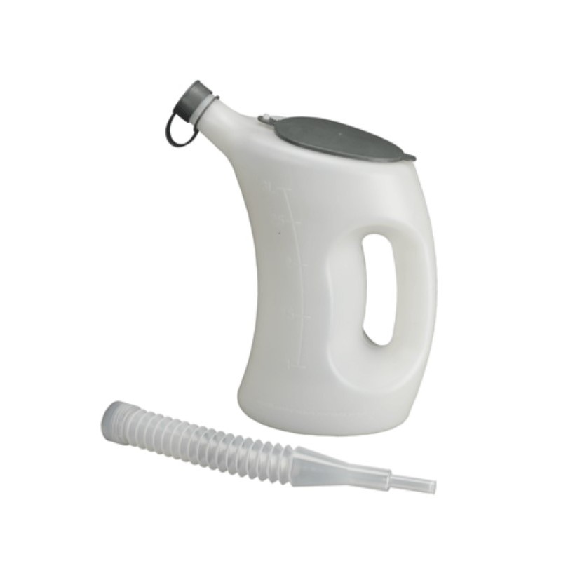 Broc verseur PRESSOL avec couvercle FLA PE 3L blanc transparent | 2...