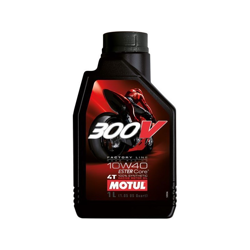 Huile moteur moto MOTUL 300V Factory Line Road 10W40 4T | 17,99 € |...