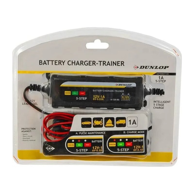 Chargeur de batterie 6/12v 1A Dunlop | 33,00 €