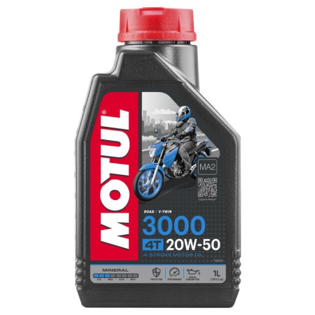 Huile Moto Minérale CLASSIC 20W50 4 Temps pour moteurs de moto