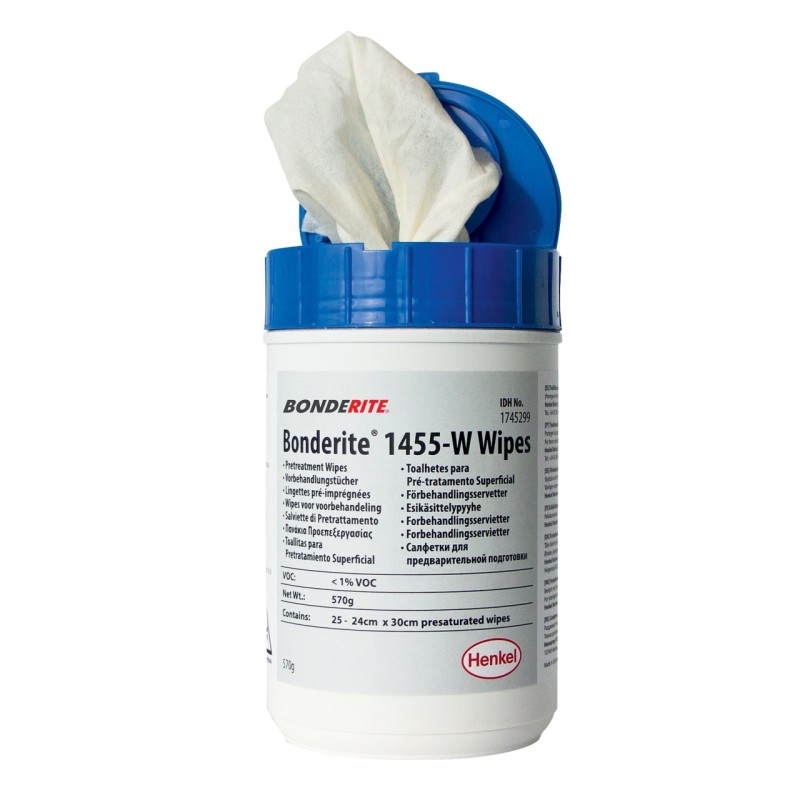 Pot de 50 lingettes Bonderite M-NT 1455-W Wipes Traitement anti-corrosion