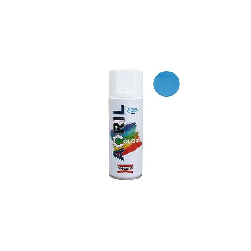 BOMBE DE PEINTURE AREXONS ACRYLIQUE BLEU CLAIR RAL 5012 - 400 ml