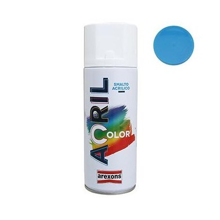 BOMBE DE PEINTURE AREXONS ACRYLIQUE BLEU CLAIR RAL 5012 - 400ml