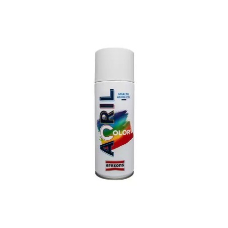 Bombe de peinture AREXONS Acril color - Aluminium - RAL 9006 - 400ml