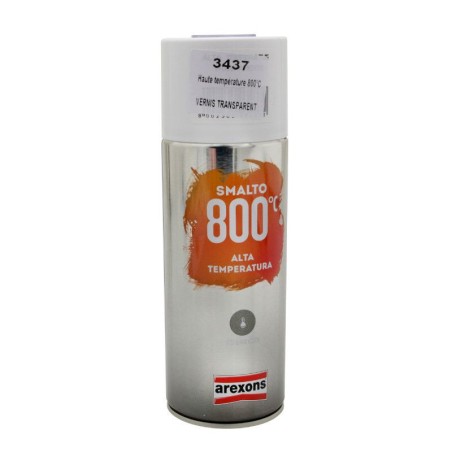 Bombe de peinture AREXONS haute température Vernis Transparent 800°C - 400ml