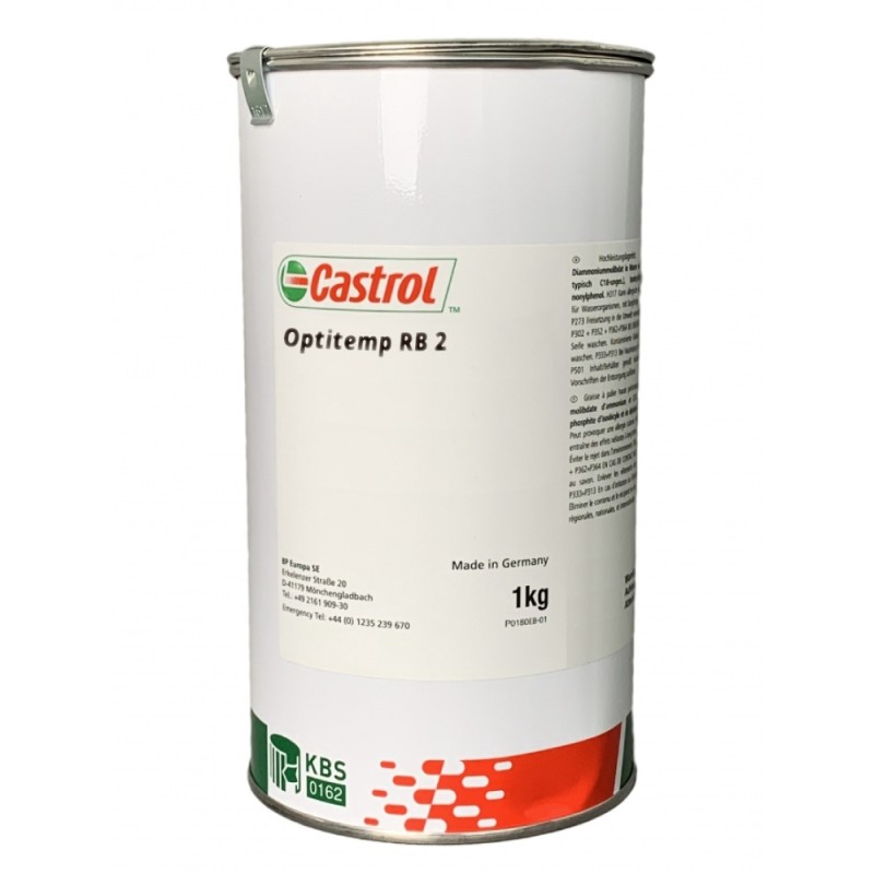Graisse Castrol Optitemp RB 2 - pot de 1 Kg | 3GP Europe