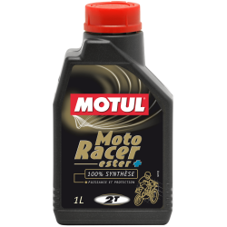 Photographie d'une huile de moteur Huile Moteur Motul MOTO RACER 2T 1L