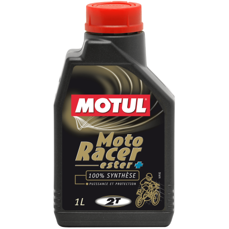 Photographie d'une huile de moteur Huile Moteur Motul MOTO RACER 2T 1L