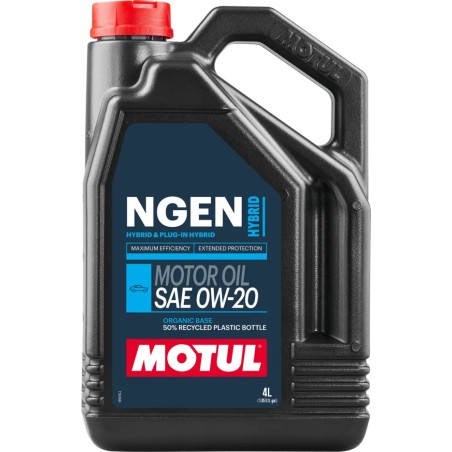 Huile moteur Motul NGEN Hybrid 0W20 - 4L