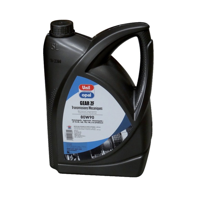 Huile de boîte UNIL OPAL GEAR ZF 80W90 - 5L | 3GP Europe