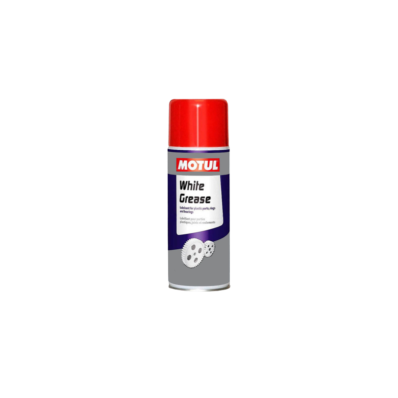 Photographie du produit d'entretien Lubrifiant joints et roulements Motul WHITE GREASE 400mL
