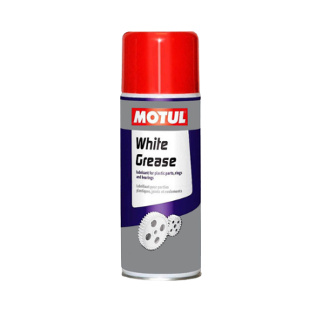 Photographie du produit d'entretien Lubrifiant joints et roulements Motul WHITE GREASE 400mL