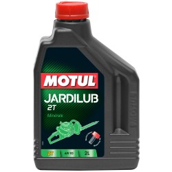 Photographie d'une huile de moteur Huile Moteur Motul JARDILUB 2T 2L