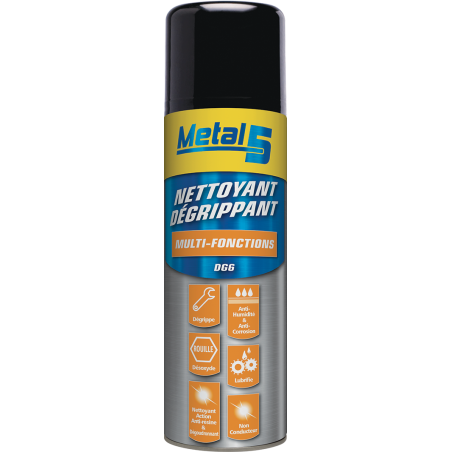 Photographie du produit d'entretien Métal 5 Nettoyant Dégrippant Multifonctions 400mL Photographie du produit d'entretien Métal 5 Nettoyant Dégrippant Multifonctions 400mL