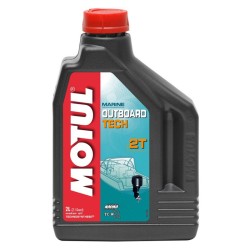 Photographie d'une huile de moteur Huile Moteur Motul OUTBOARD 2T TECH 2L