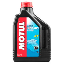 Photographie d'une huile de moteur Huile Moteur Motul INBOARD 4T 15W40 2L