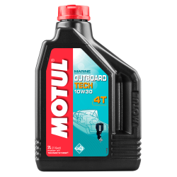 Photographie d'une huile de moteur Huile Moteur Motul OUTBOARD 4T TECH 10W30 2L