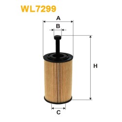 Photographie du produit d'entretien Filtre à Huile WIX WL7299 pour voiture