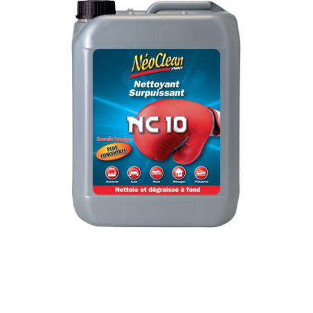 Photographie du produit d'entretien NéoClean NC 10 Nettoyant Industriel Concentré Bidon de 5L Photographie du produit d'entretien NéoClean NC 10 Nettoyant Industriel Concentré Bidon de 5L