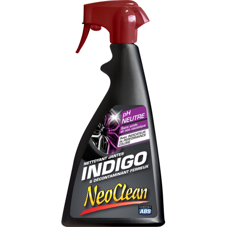 Photographie du produit d'entretien Pulvérisateur NéoClean Nettoyant jantes indigo 500 mL