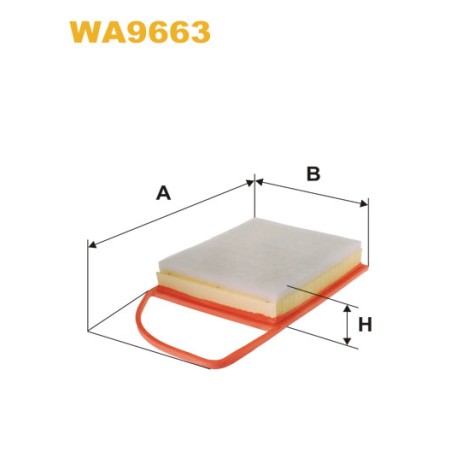 Photographie du produit d'entretien Filtre à Air WIX WA9663 pour voiture