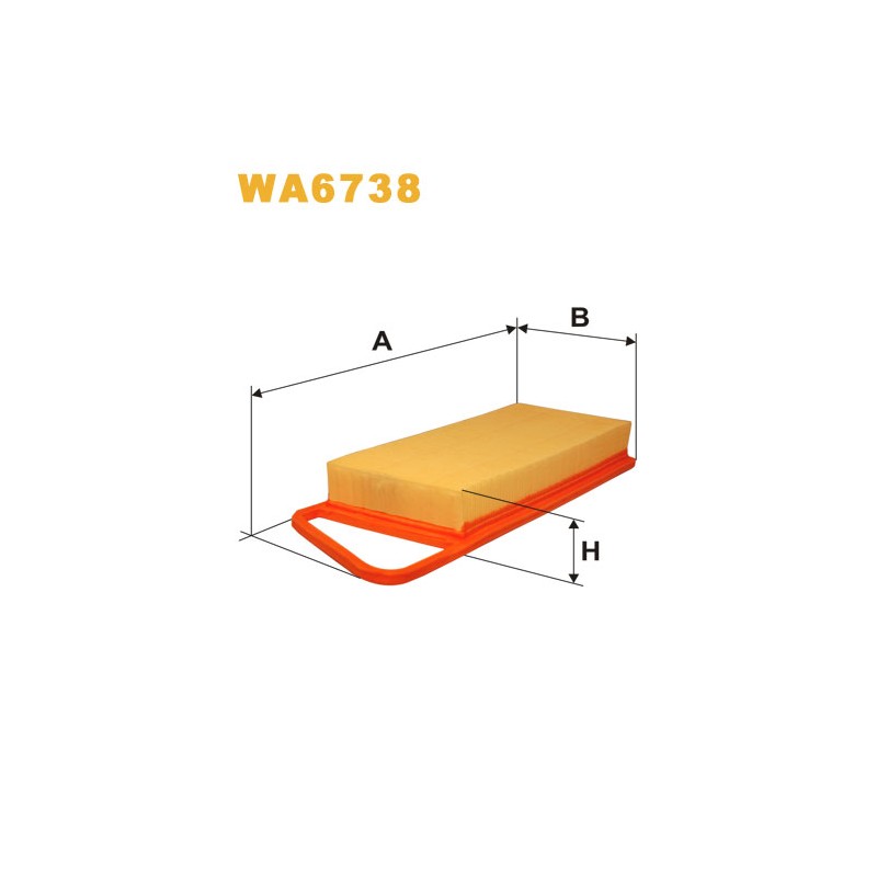 Photographie du produit d'entretien Filtre à Air WIX WA6738 pour voiture