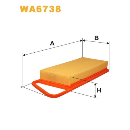 Photographie du produit d'entretien Filtre à Air WIX WA6738 pour voiture