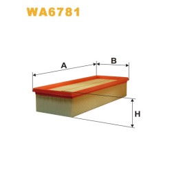 Photographie du produit d'entretien Filtre à Air WIX WA6781 pour voiture