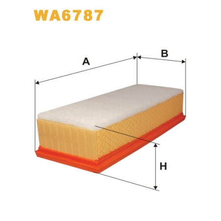 Photographie du produit d'entretien Filtre à Air WIX WA6787 pour voiture