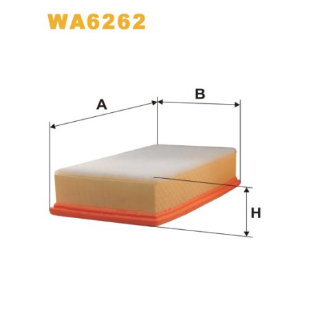 Photographie du produit d'entretien Filtre à Air WIX WA6262 pour voiture