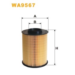 Photographie du produit d'entretien Filtre à Air WIX WA9567 pour voiture