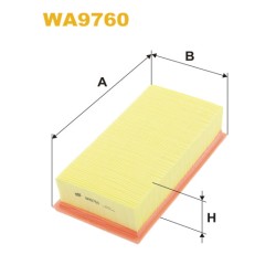 Photographie du produit d'entretien Filtre à Air WIX WA9760 pour voiture