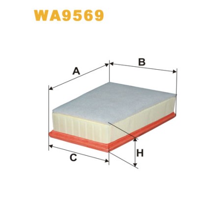 Photographie du produit d'entretien Filtre à Air WIX WA9569 pour voiture