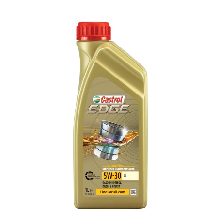 Photographie d'un bidon de Huile Moteur Castrol EDGE 5W30 LL