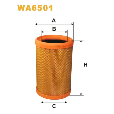 Photographie du produit d'entretien Filtre à Air WIX WA6501 pour voiture