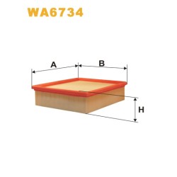 Photographie du produit d'entretien Filtre à Air WIX WA6734 pour voiture