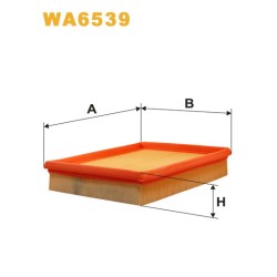 Photographie du produit d'entretien Filtre à Air WIX WA6539 pour voiture